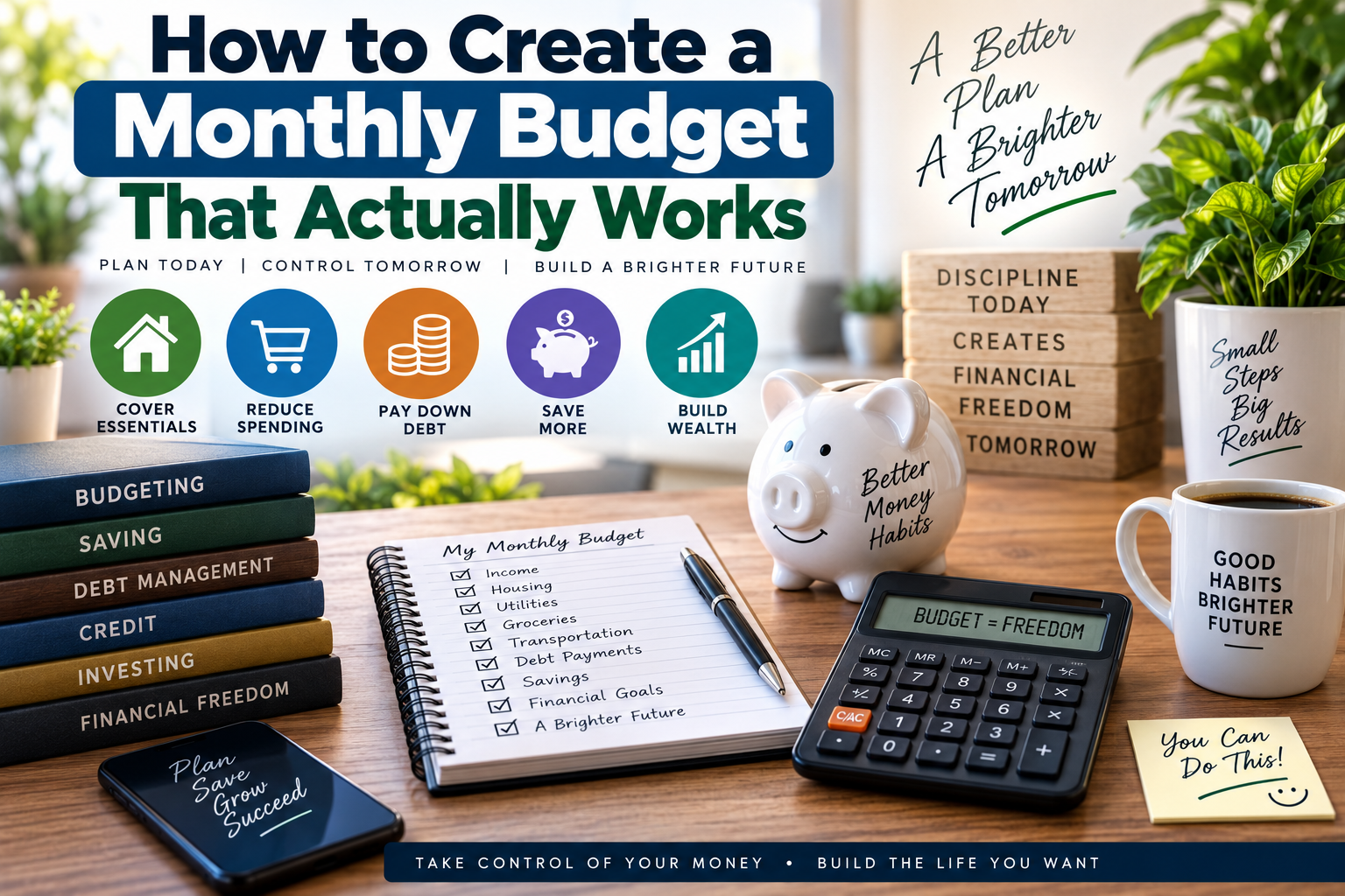 How to Create a Monthly Budget That Actually Works | Beginner’s Guide
